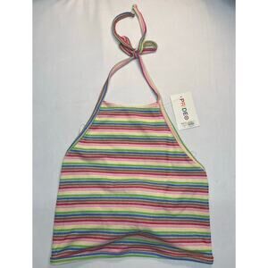 Target Pride Halter Knit Top Size Large